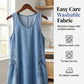 📢📢40% OFF !! ⏰Women's Sleeveless Maxi Denim Dress with Pockets