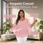📢📢50% OFF !! ⏰Women’s Summer Batwing Sleeve Top Casual Split Loose Blouse