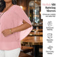 📢📢50% OFF !! ⏰Women’s Summer Batwing Sleeve Top Casual Split Loose Blouse