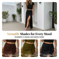 📢📢50% OFF !! ⏰Women's Short Sleeve Top and Slit Midi Skirt Set