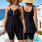 📢📢50% OFF !! ⏰Flattering Plus Size Tankini Set