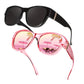 📢📢50% OFF !! ⏰Women's Large Frame Fit-Over Sunglasses