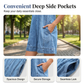 📢📢40% OFF !! ⏰Women V Neck Sleeveless Loose Jumpsuit Shorts