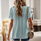 📢📢40% OFF !! ⏰Women's Casual Crew Neck Short Sleeve Blouse