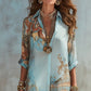 📢📢40% OFF !! ⏰Women's Elegant Retro Print Maxi Dress