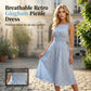 📢📢40% OFF !! ⏰Women's Retro Bubble Sleeve Solid Color Slit Off Shoulder Dress