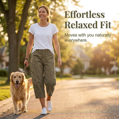 📢📢40% OFF !! ⏰Relaxed Casual Cargo Capris