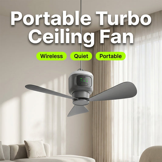 📢📢40% OFF !! ⏰Rechargeable Hanging Fan with Light