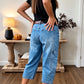 📢📢35% OFF !! ⏰Women's Casual Stretchy Cropped Denim Pants