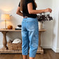 📢📢35% OFF !! ⏰Women's Casual Stretchy Cropped Denim Pants