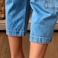 📢📢35% OFF !! ⏰Women's Casual Stretchy Cropped Denim Pants