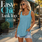 📢📢50% OFF !! ⏰Women's Summer Sleeveless Tank Top Solid Color T-Shirt