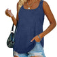 📢📢50% OFF !! ⏰Women's Summer Sleeveless Tank Top Solid Color T-Shirt