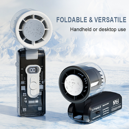 📢📢50% OFF !! ⏰High-Speed Folding Cooling Fan with LED Light
