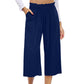 📢📢50% OFF !! ⏰Women's High-Waist Smocked Wide-Leg Pants