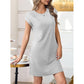📢📢40% OFF !! ⏰Women's Crew Neck Solid Color Dress