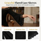 📢📢40% OFF !! ⏰Women’s Chic Black Slim Fit Off-Shoulder Flare Sleeve T-Shirt