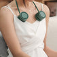 📢📢50% OFF !! ⏰Portable Bladeless Neck Cooling Fan