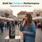 📢📢40% OFF !! ⏰Portable Bluetooth Speaker with Wired Microphones