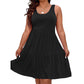 📢📢50% OFF !! ⏰Women's Sleeveless Knee-Length Dress
