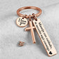 📢📢50% OFF !! ⏰Stainless Steel Cross Keychain with Drive Safe