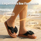 📢📢50% OFF !! ⏰Elegant Retro Bow Flat Sandals