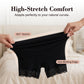 Women's High Waist Safety Shorts with Lace Trim Tummy Control Boy Shorts