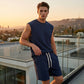📢📢40% OFF !! ⏰Men's Casual Sportswear Tank Top & Shorts Set