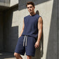 📢📢40% OFF !! ⏰Men's Casual Sportswear Tank Top & Shorts Set