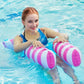 📢📢50% OFF !! ⏰Colorful Striped Inflatable Pool Float with Inflator