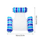 📢📢50% OFF !! ⏰Colorful Striped Inflatable Pool Float with Inflator