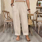 📢📢50% OFF !! ⏰Women's Relaxed Fit Cuffed Ankle Pants