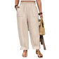 📢📢50% OFF !! ⏰Women's Relaxed Fit Cuffed Ankle Pants