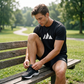 📢📢50% OFF !! ⏰Men's Short Sleeve T-Shirt & Drawstring Shorts Set