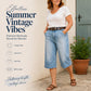 📢📢35% OFF !! ⏰Women's Relaxed-Fit Denim Bermuda Shorts