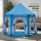 📢📢50% OFF !! ⏰Children's Hexagonal Castle Tent with Mesh Curtains