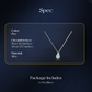 📢📢50% OFF !! ⏰Elegant Blue Teardrop Necklace for Women