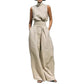 📢📢40% OFF !! ⏰Top & Wide-Leg Pant 2-Piece Set