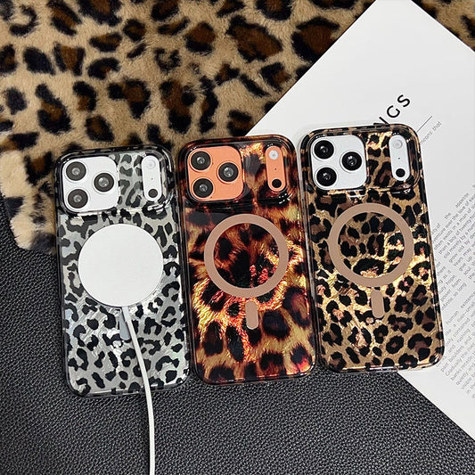 📢📢50% OFF !! ⏰Magnetic Leopard Print Phone Case