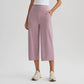 📢📢35% OFF !! ⏰Women's High-Waist Wide-Leg Capri Pants