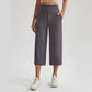 📢📢35% OFF !! ⏰Women's High-Waist Wide-Leg Capri Pants