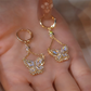 📢📢50% OFF !! ⏰Sparkling Butterfly Drop Earrings