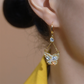 📢📢50% OFF !! ⏰Sparkling Butterfly Drop Earrings