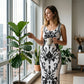 📢📢40% OFF !! ⏰Women's Classic Floral Print Maxi Dress