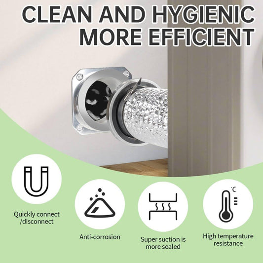 📢📢40% OFF !! ⏰Magnetic Dryer Vent Coupling Connector Kit
