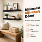 📢📢40% OFF !! ⏰Minimalist Wooden Floating Wall Shelves