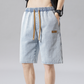 📢📢35% OFF !! ⏰Men's Summer Lightweight Denim Shorts Loose Fit Casual Five-Point Pants
