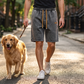 📢📢35% OFF !! ⏰Men's Summer Lightweight Denim Shorts Loose Fit Casual Five-Point Pants
