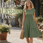 📢📢40% OFF !! ⏰Women's Round Neck Sleeveless Knee-Length Dress