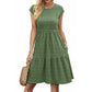 📢📢40% OFF !! ⏰Women's Round Neck Sleeveless Knee-Length Dress